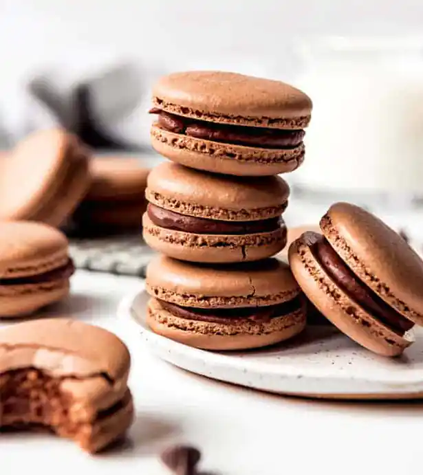 Šokoladiniai macarons receptai