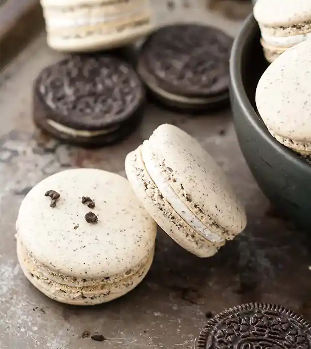 Oreo Macarons receptai